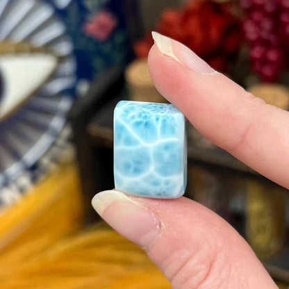 AAA Larimar Cabochon | AAA Grade Larimar Cab | Turtleback Larimar