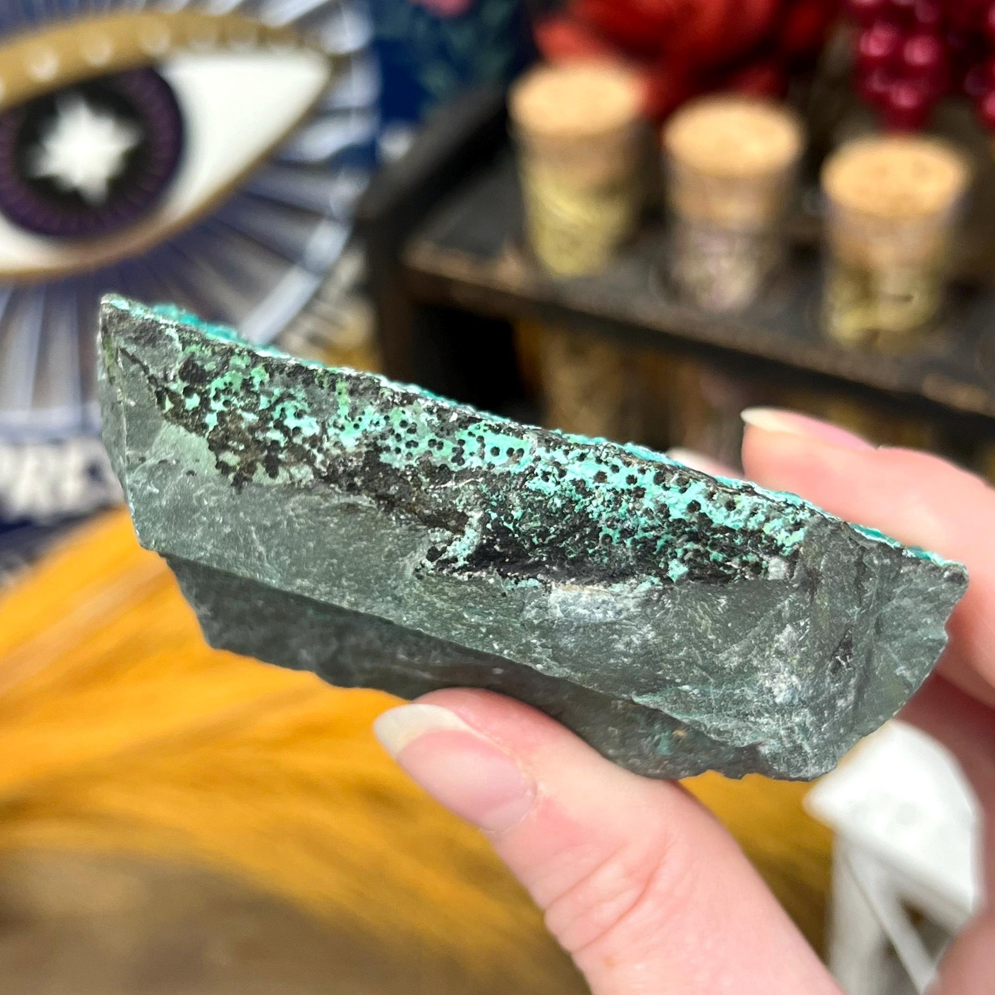 Raw Chrysocolla Malachite Specimen | Gem Silica Chrysocolla