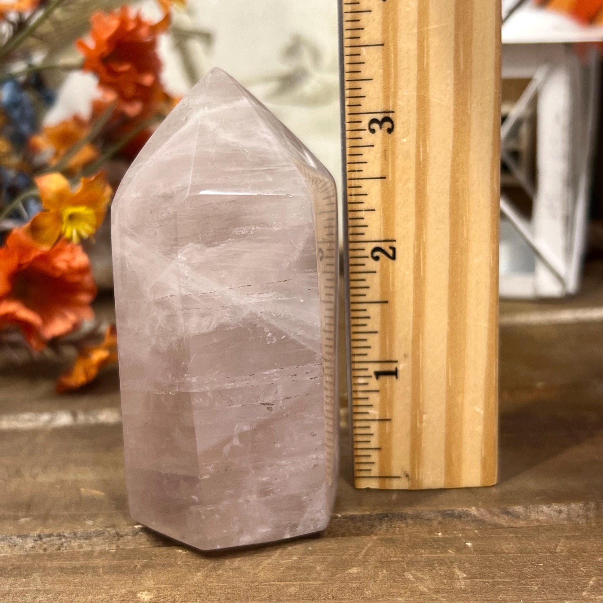 Unique Rose Quartz Tower