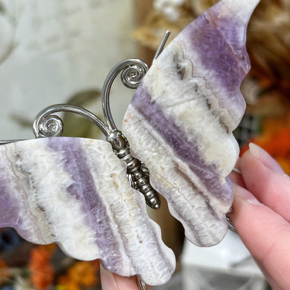 Dream Amethyst Butterfly | Chevron Amethyst | Crystal Butterfly