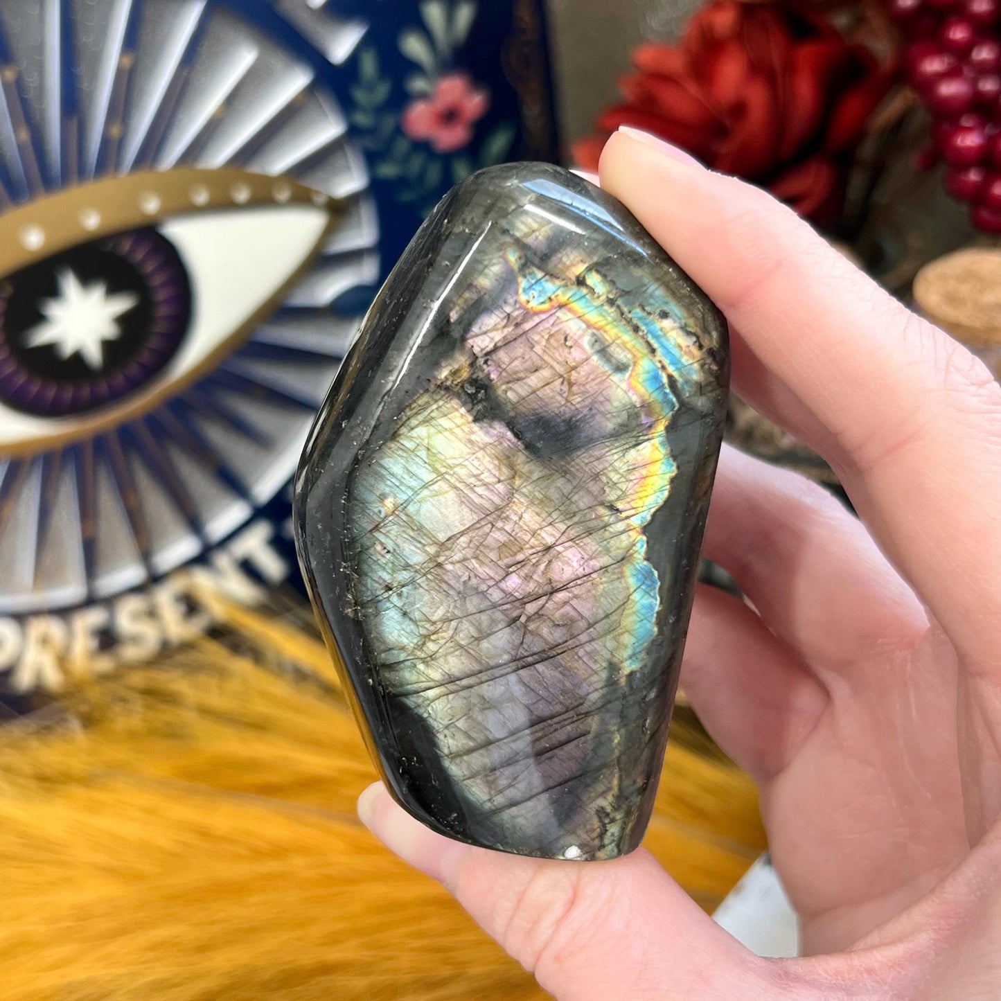 High Quality Rainbow Labradorite Freeform | Pastel Labradorite | Silver Lab Freeform