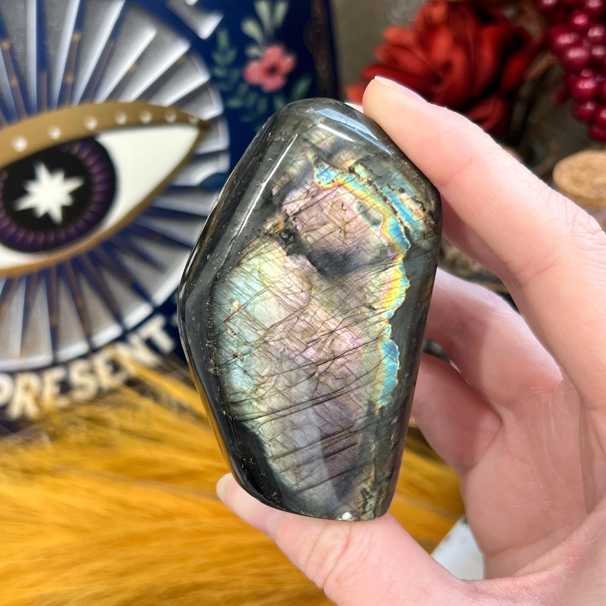 High Quality Rainbow Labradorite Freeform | Pastel Labradorite | Silver Lab Freeform