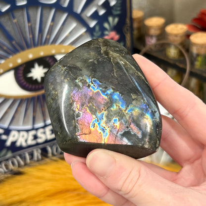 High Quality Rainbow Labradorite Freeform | Pink Labradorite | Purple Lab Freeform