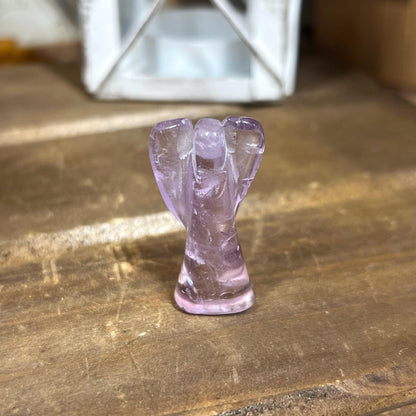 Mini Amethyst Angel | Crystal Angel Carving