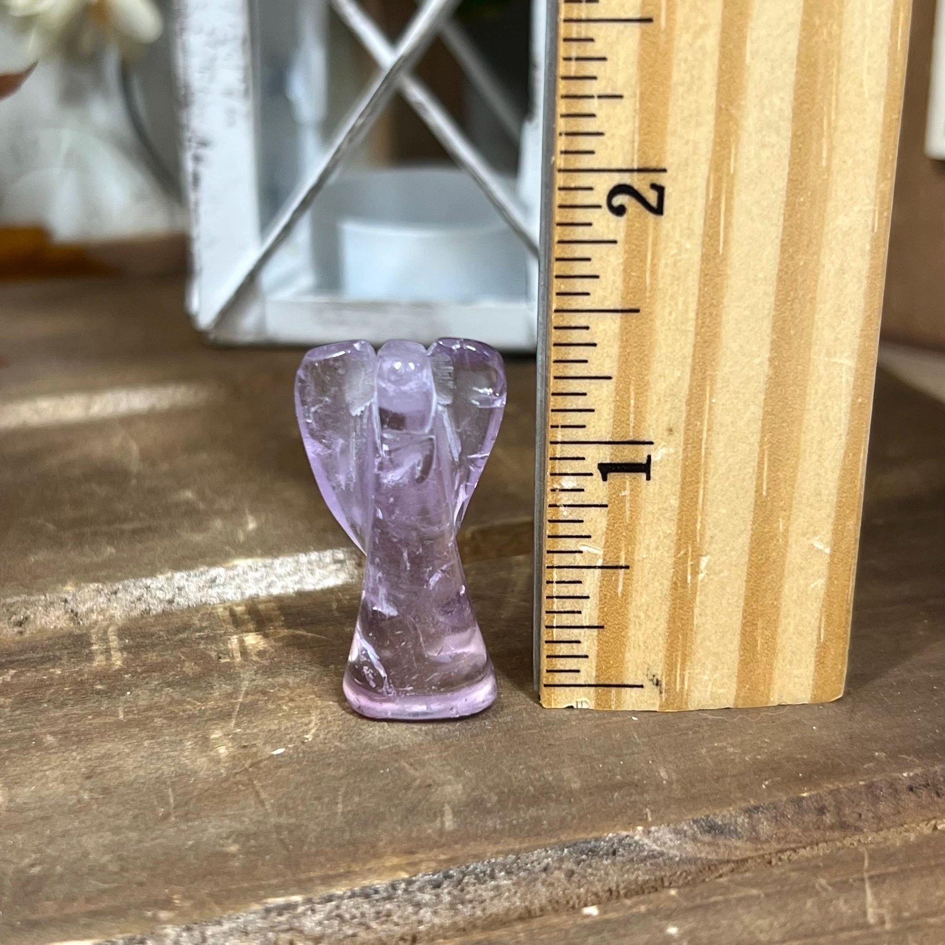 Mini Amethyst Angel | Crystal Angel Carving