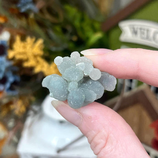 Small Green Grape Agate Specimen | Sparkly Grape Agate | Grape Amethyst