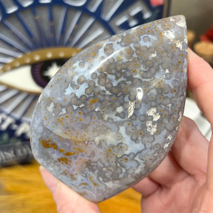 Blue Ocean Jasper Freeform - WOBBLES, PLEASE READ