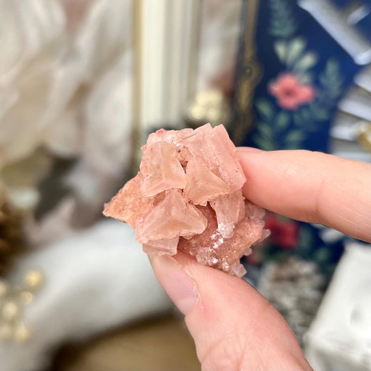 Mini Pink Halite Specimen from Searles Lake, California