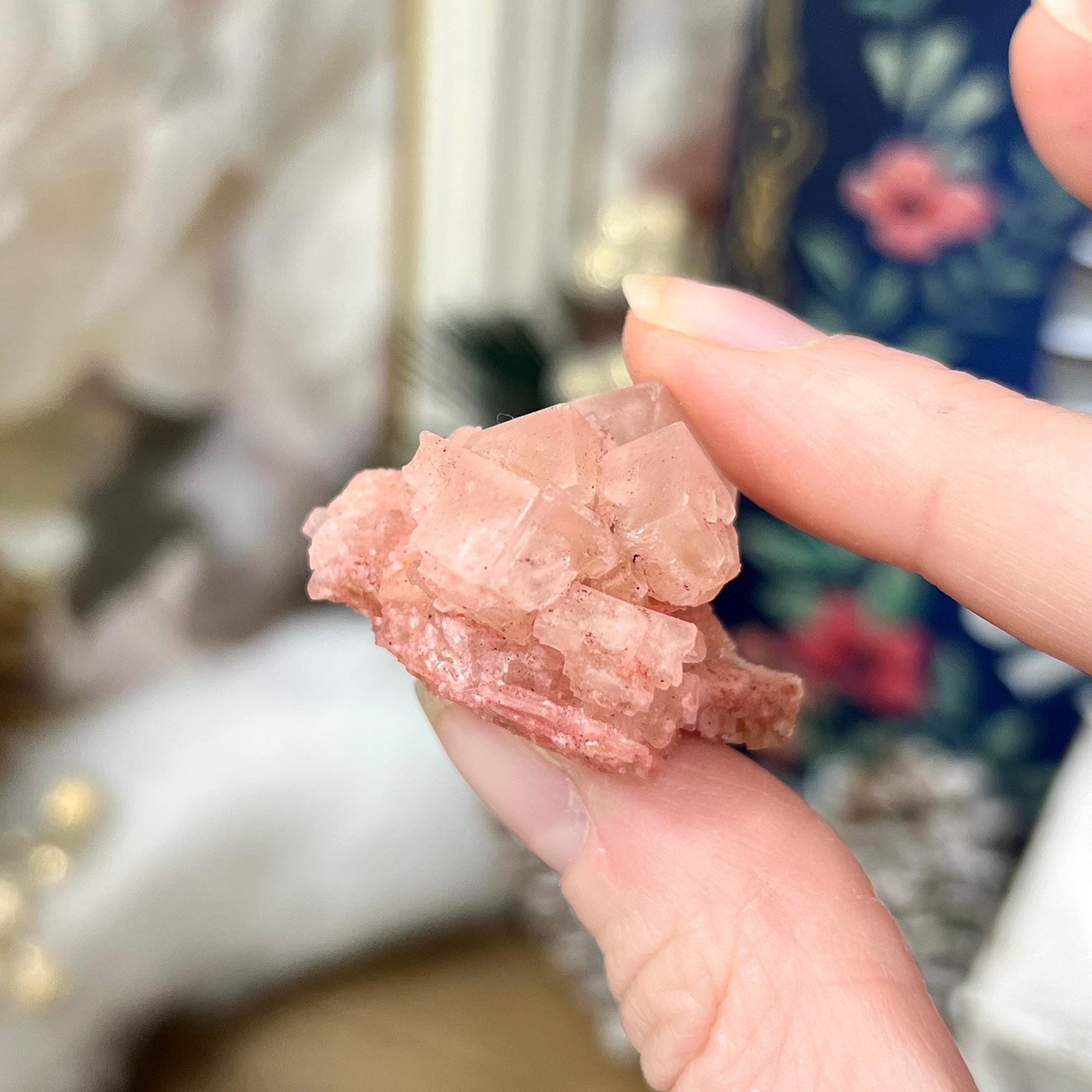 Mini Pink Halite Specimen from Searles Lake, California