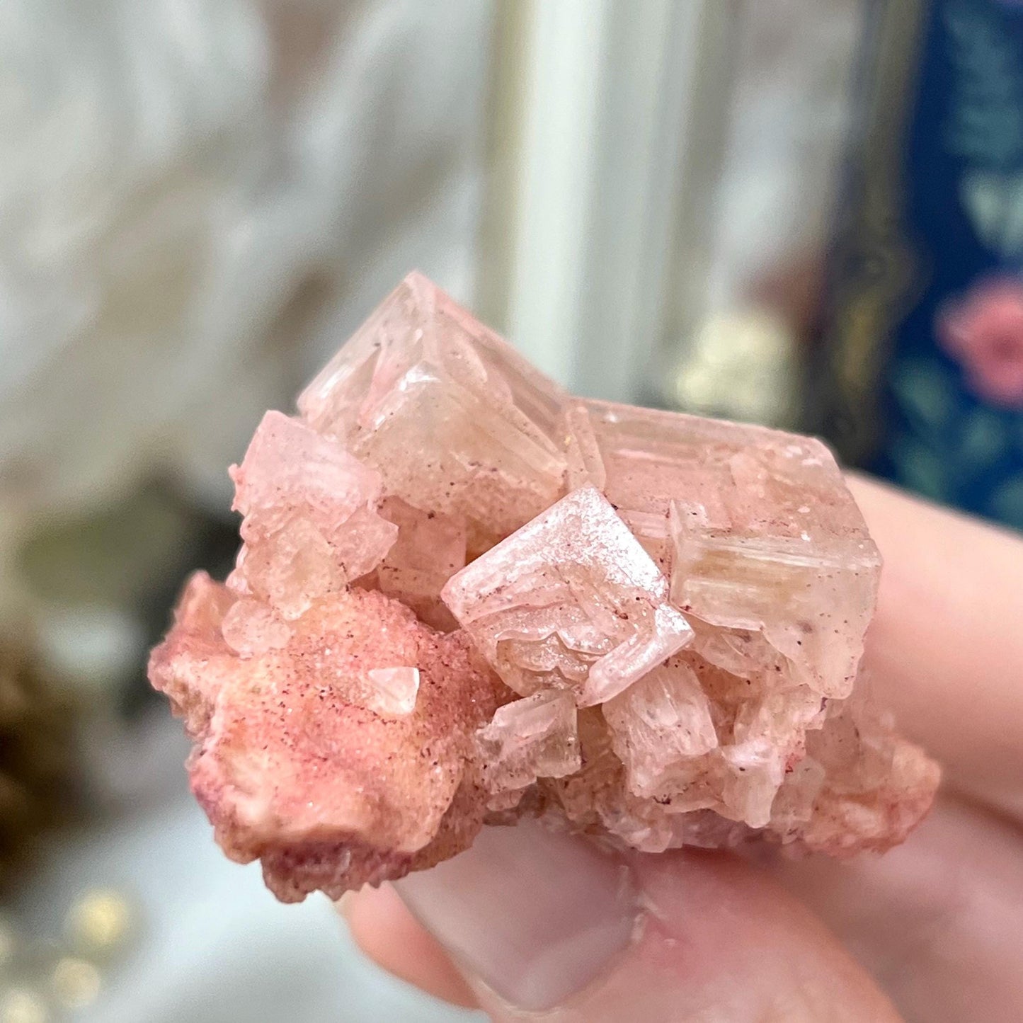 Small Pink Halite Specimen from Searles Lake, California