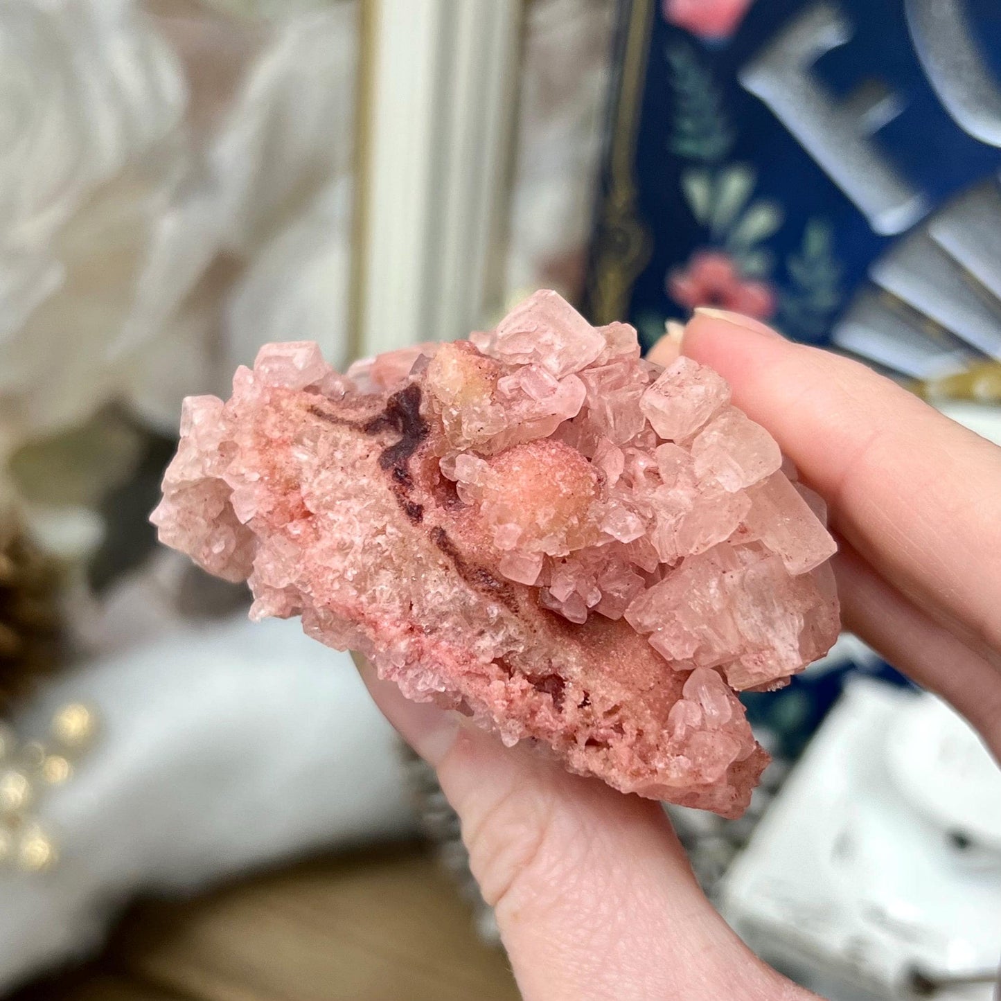 Pink Halite Specimen from Searles Lake, California