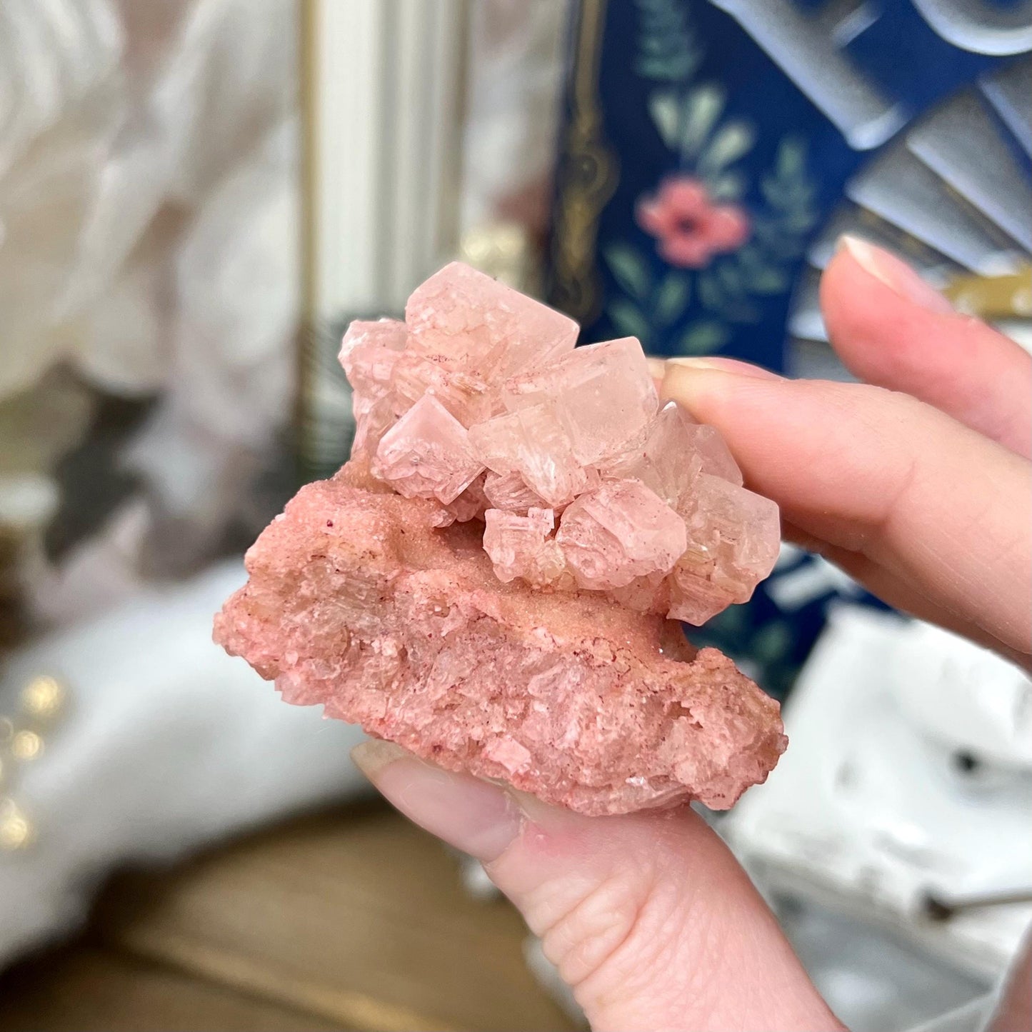 Pink Halite Specimen from Searles Lake, California