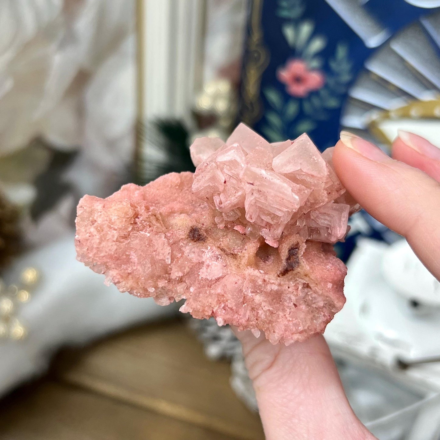 Pink Halite Specimen from Searles Lake, California