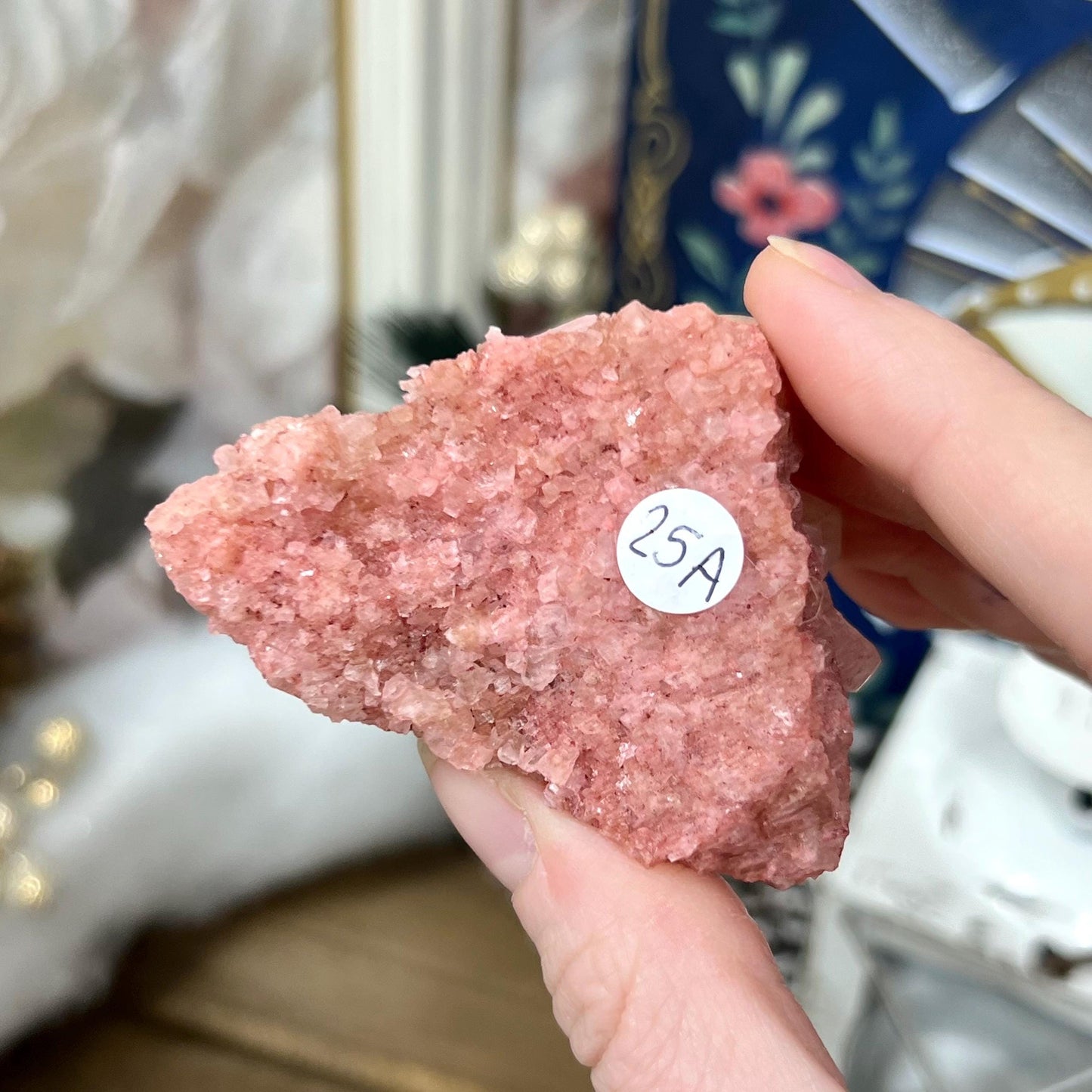 Pink Halite Specimen from Searles Lake, California