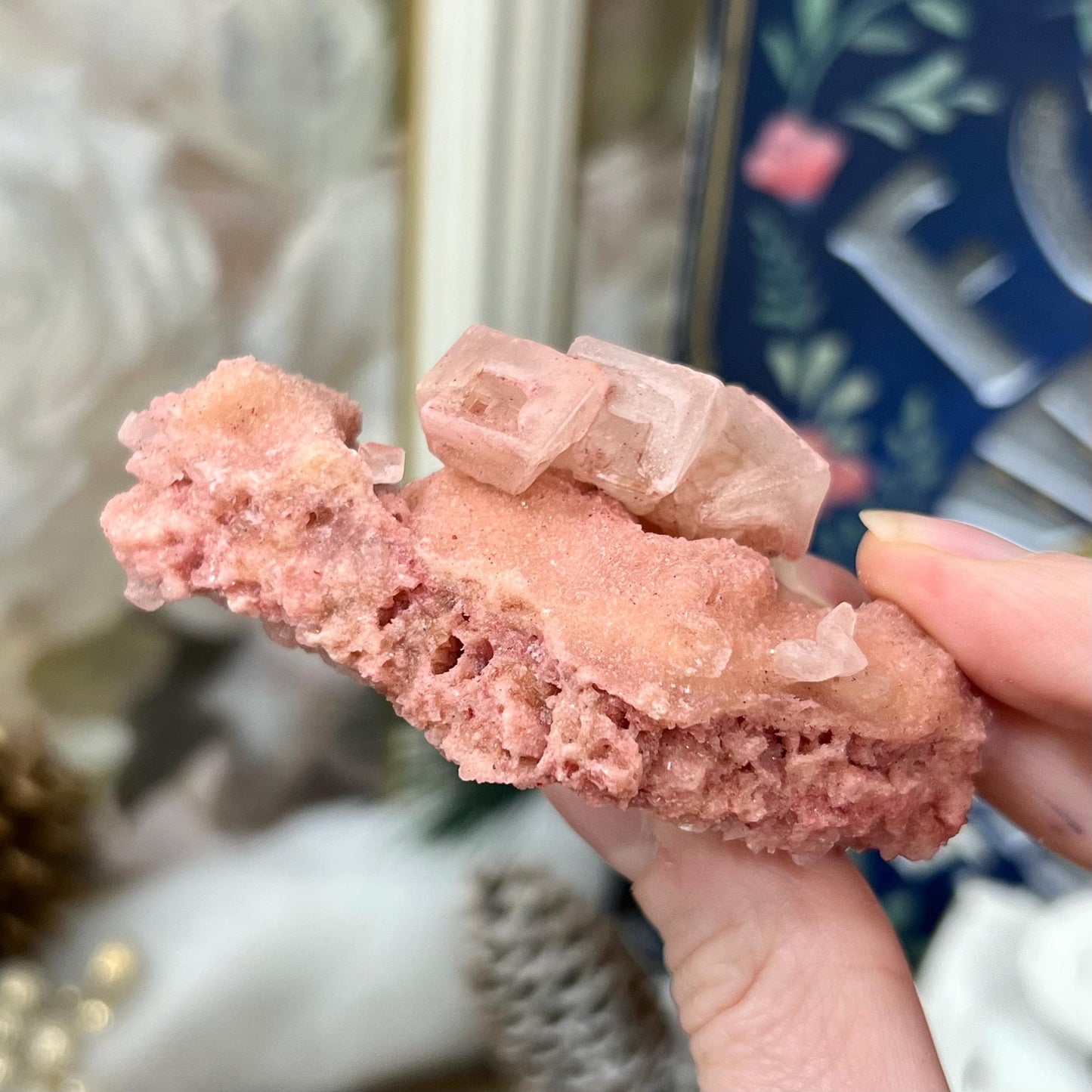 Pink Halite Specimen from Searles Lake, California