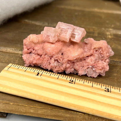 Pink Halite Specimen from Searles Lake, California