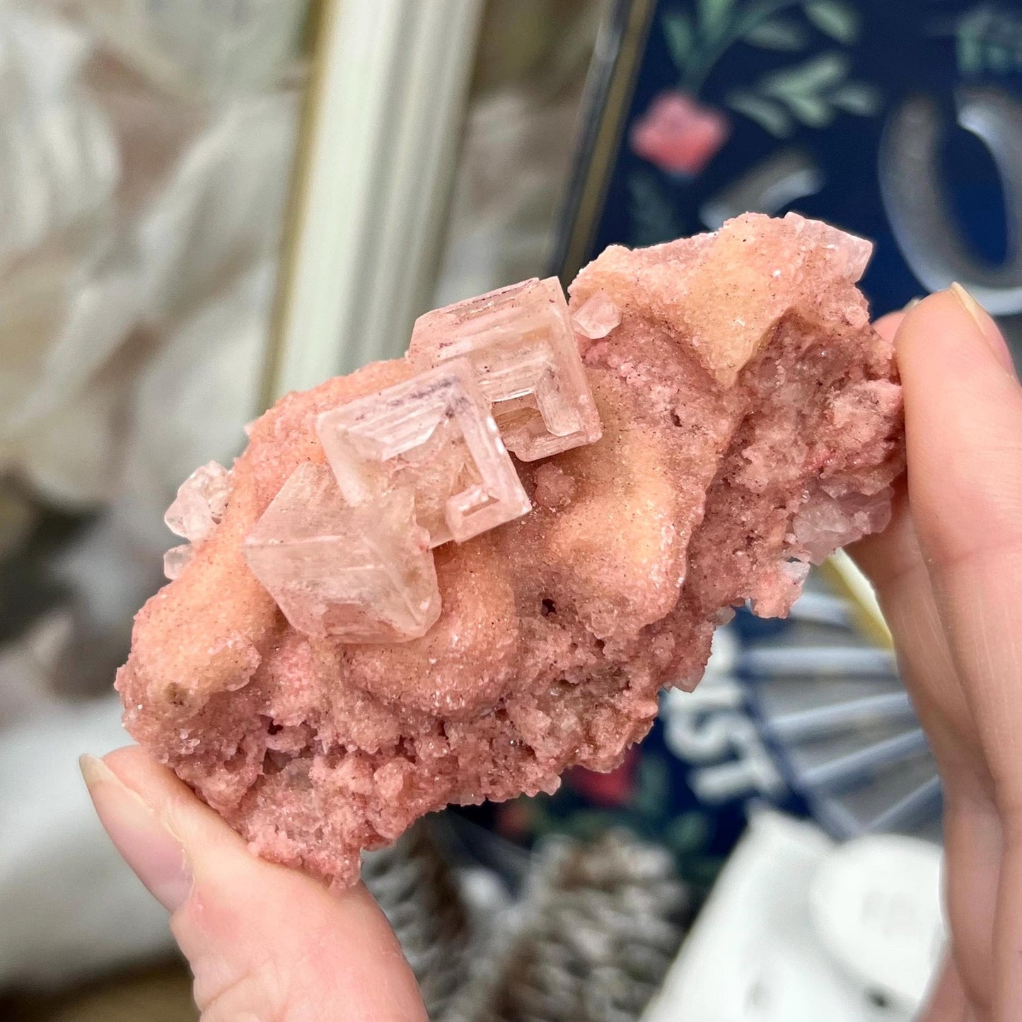 Pink Halite Specimen from Searles Lake, California