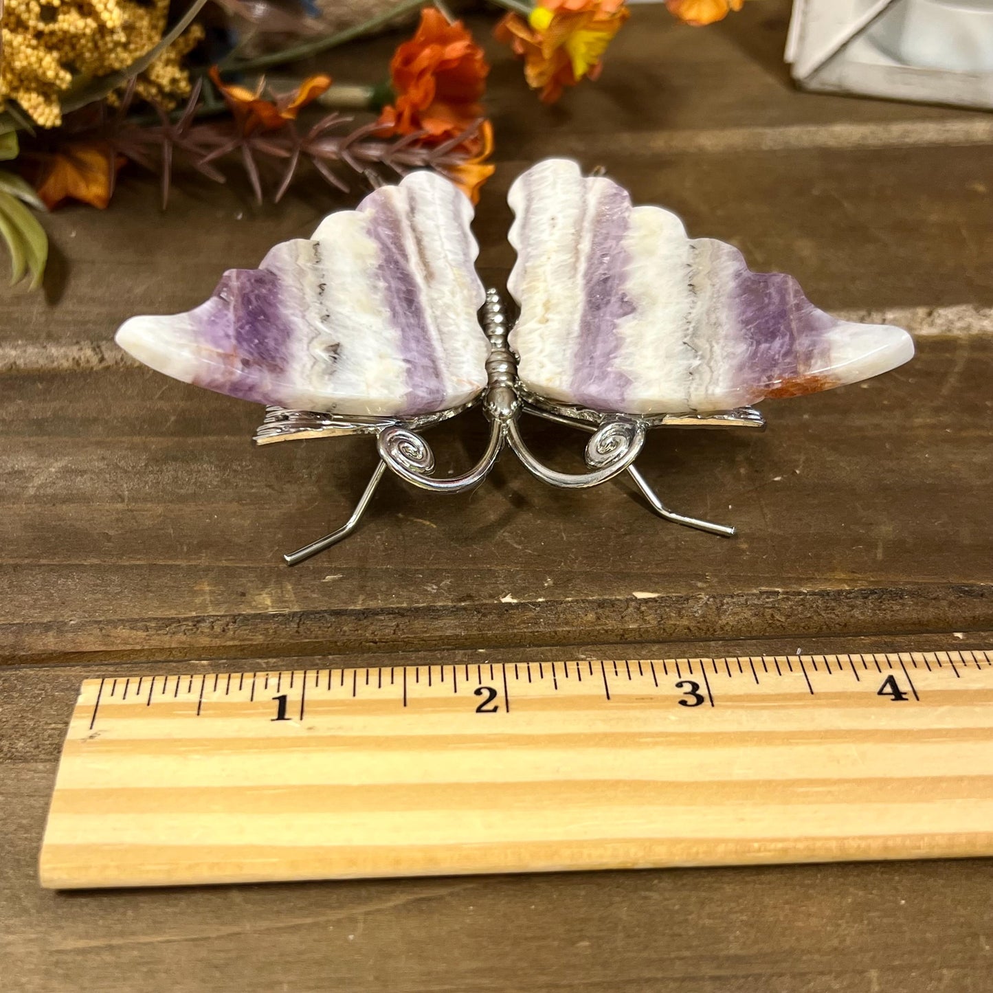 Dream Amethyst Butterfly | Chevron Amethyst | Crystal Butterfly