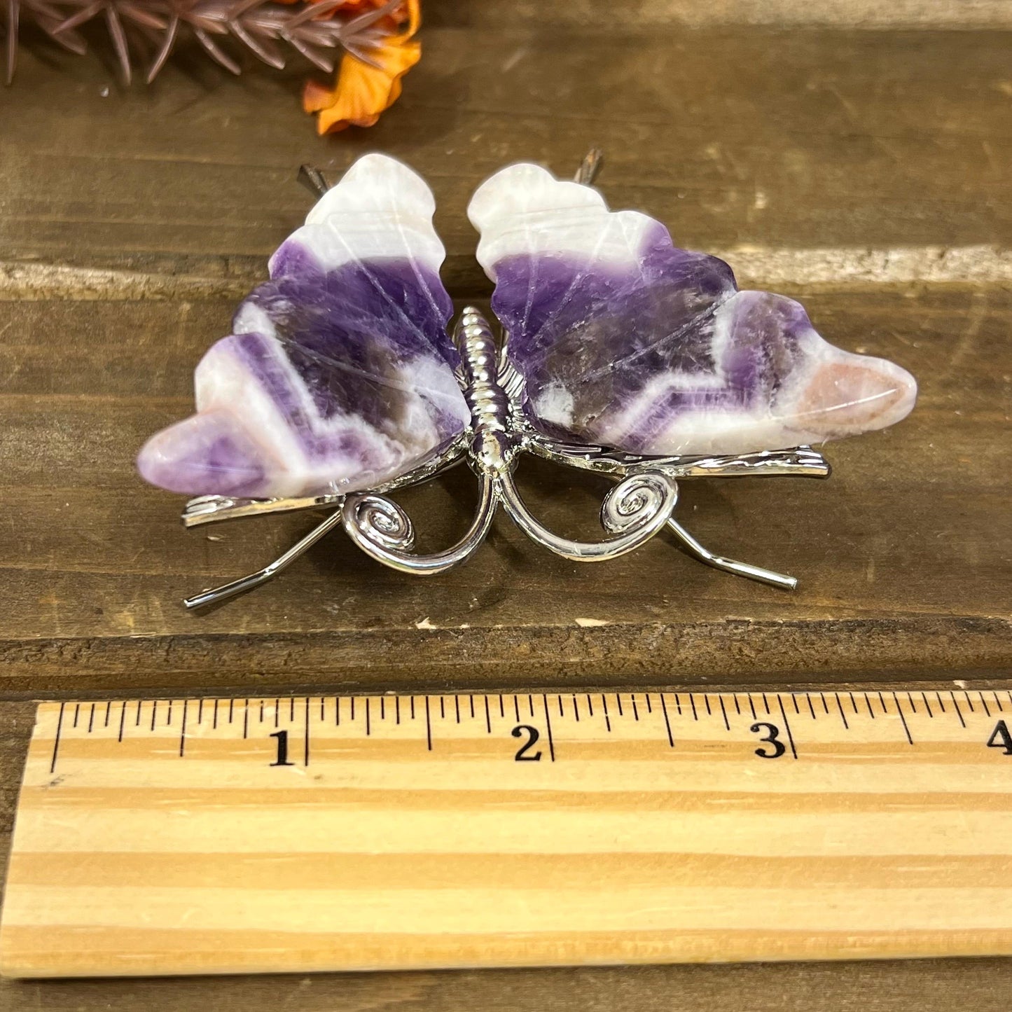 Dream Amethyst Butterfly | Chevron Amethyst | Crystal Butterfly