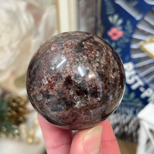 Grenatite Sphere | Garnet Sphere