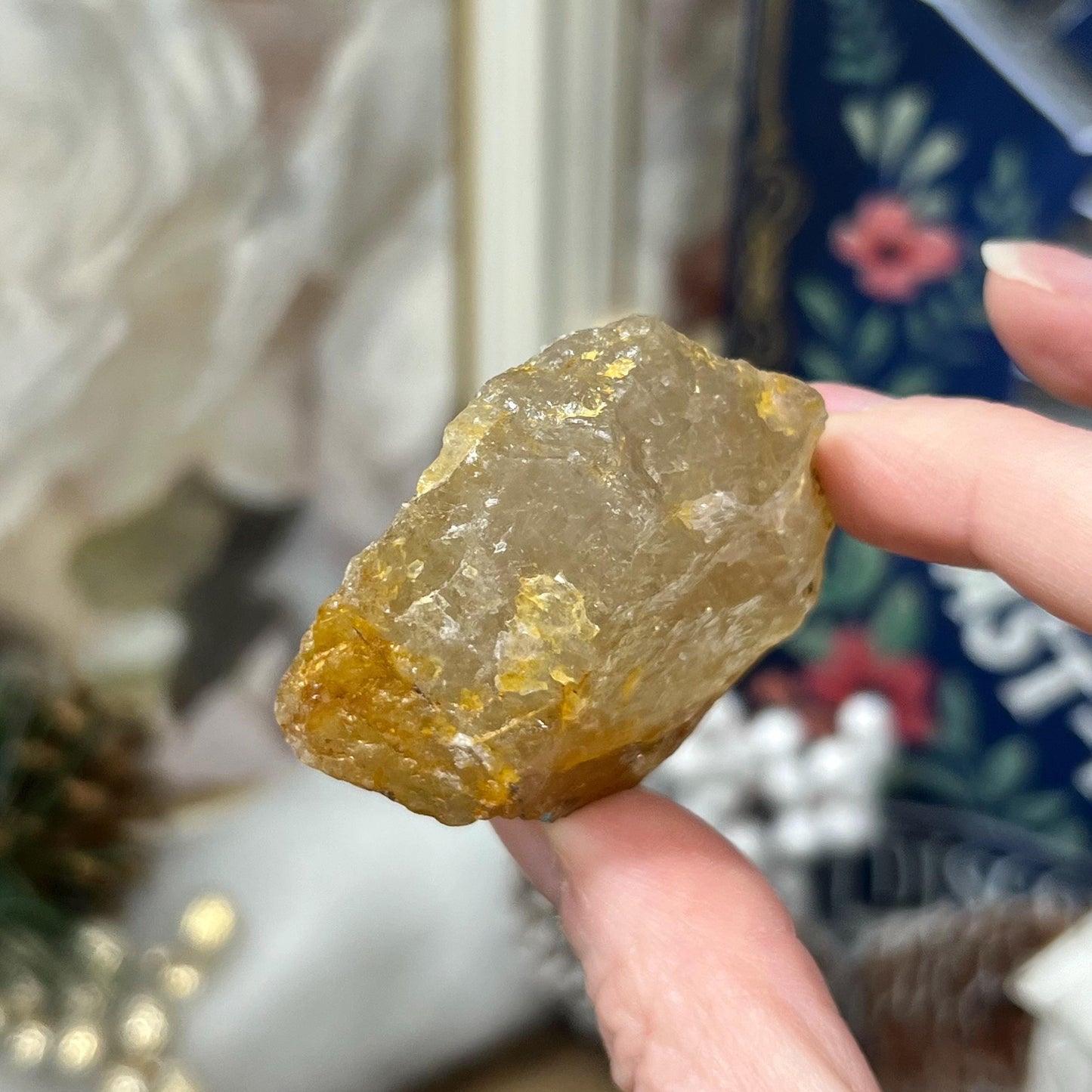 Raw Golden Rutile Quartz Chunk | Golden Healer Quartz | Rutilated Quartz