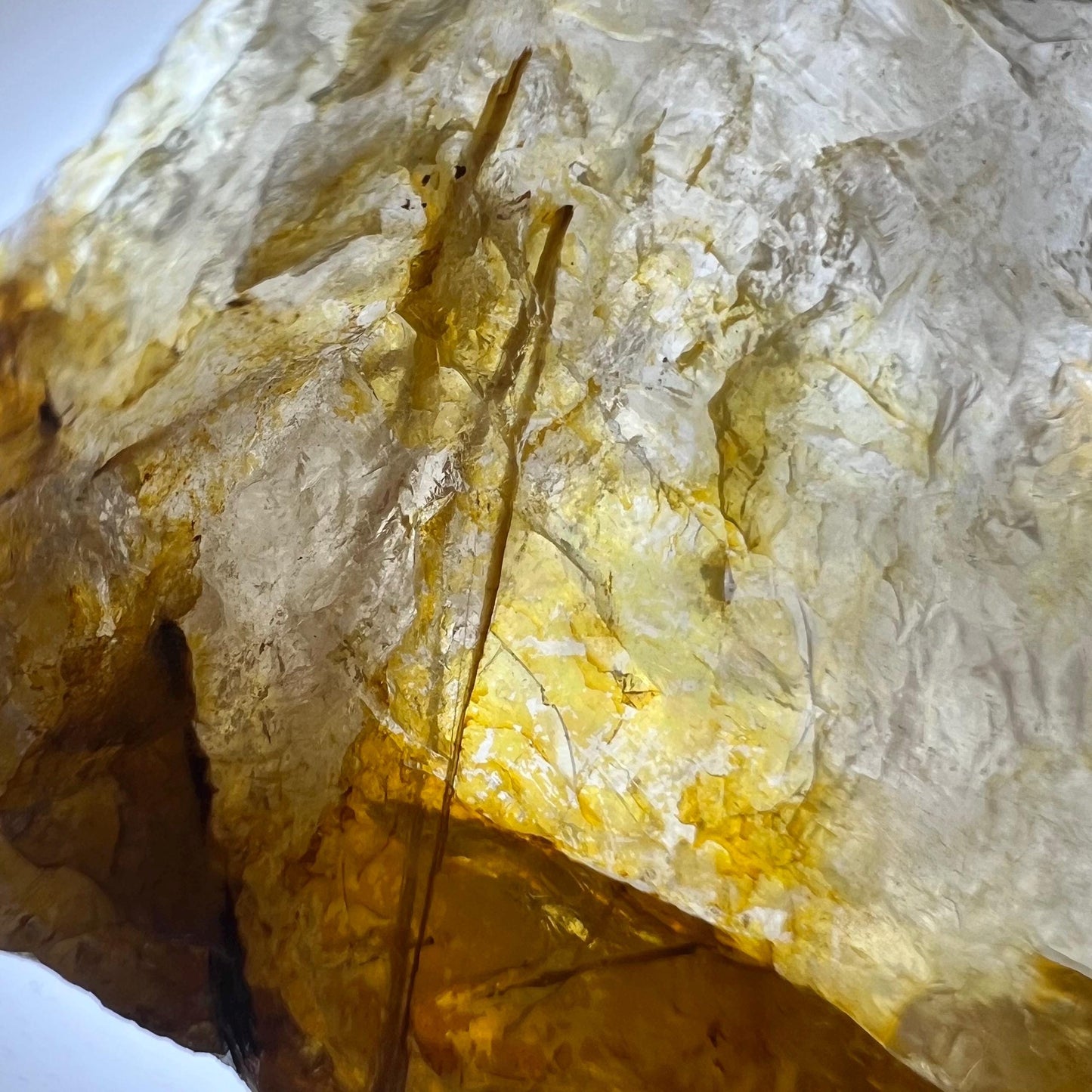 Raw Golden Rutile Quartz Chunk | Golden Healer Quartz | Rutilated Quartz