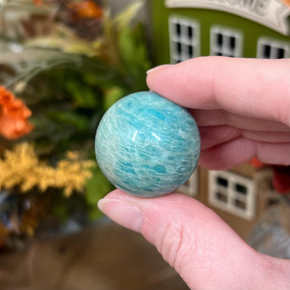 Small Amazonite Sphere | Flashy Amazonite