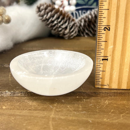 Small Satin Spar Bowl | Crystal Bowl