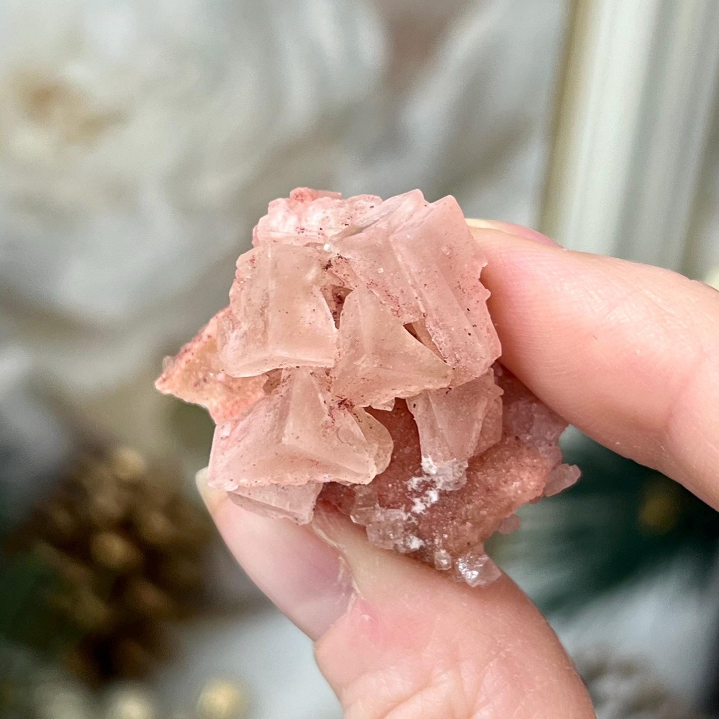 Mini Pink Halite Specimen from Searles Lake, California