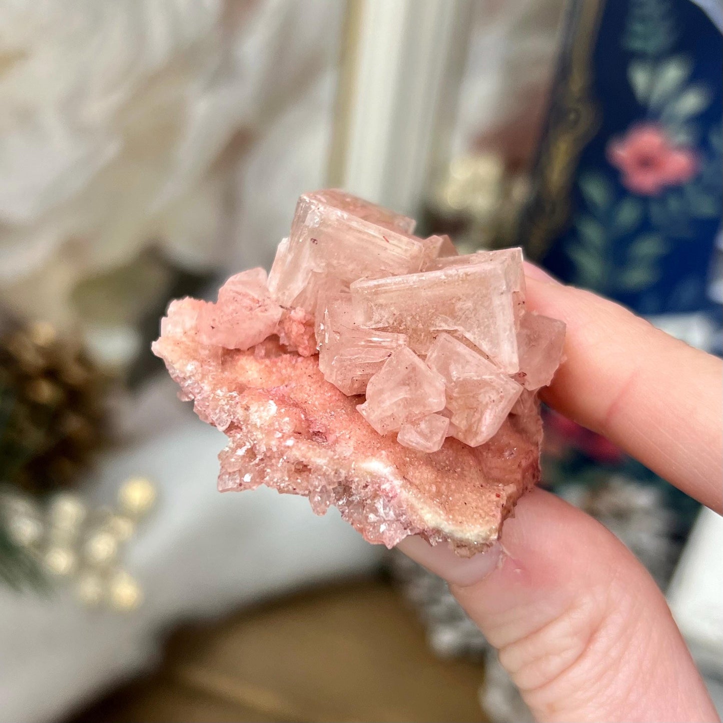 Small Pink Halite Specimen from Searles Lake, California