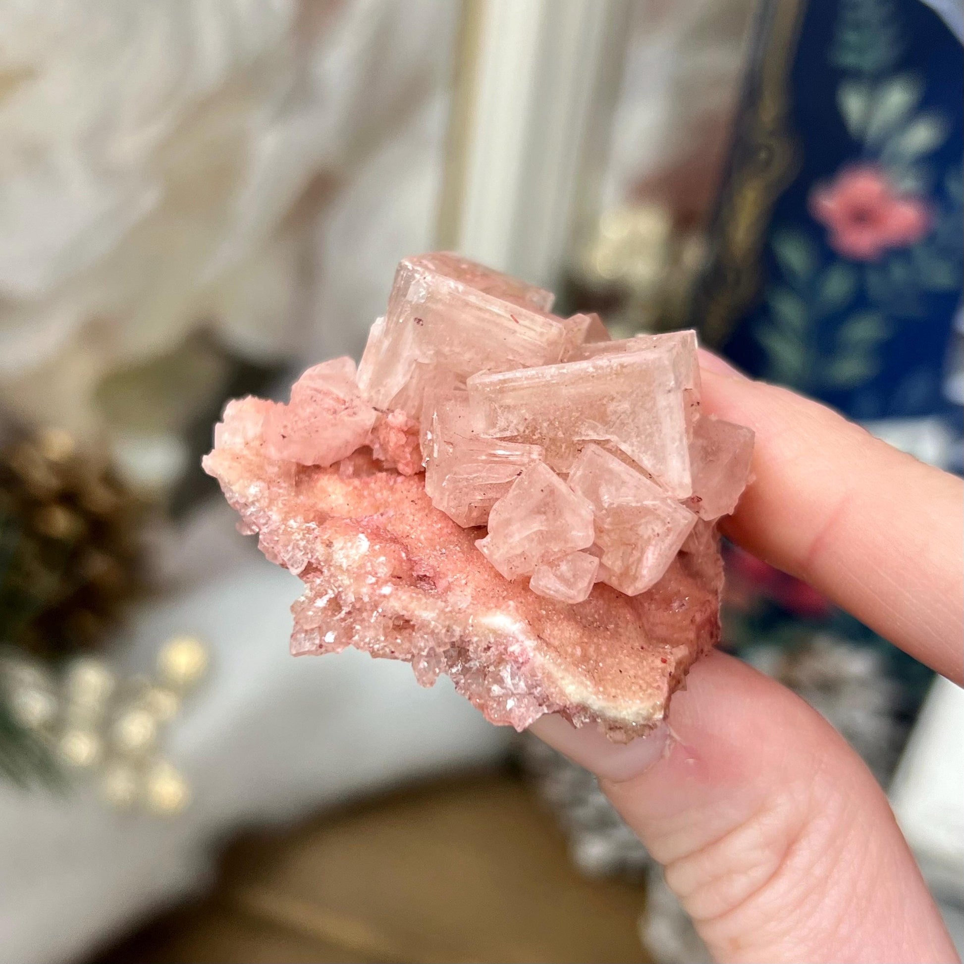 Small Pink Halite Specimen from Searles Lake, California