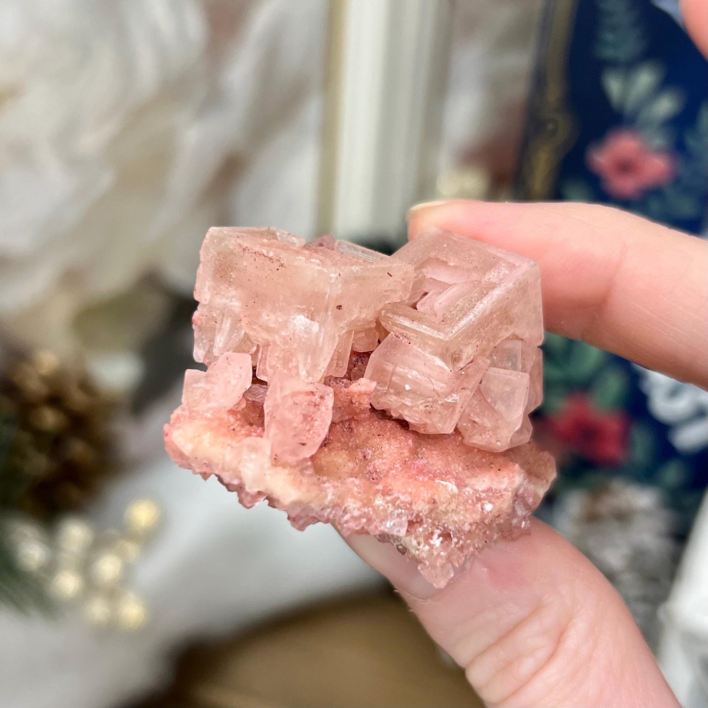 Small Pink Halite Specimen from Searles Lake, California