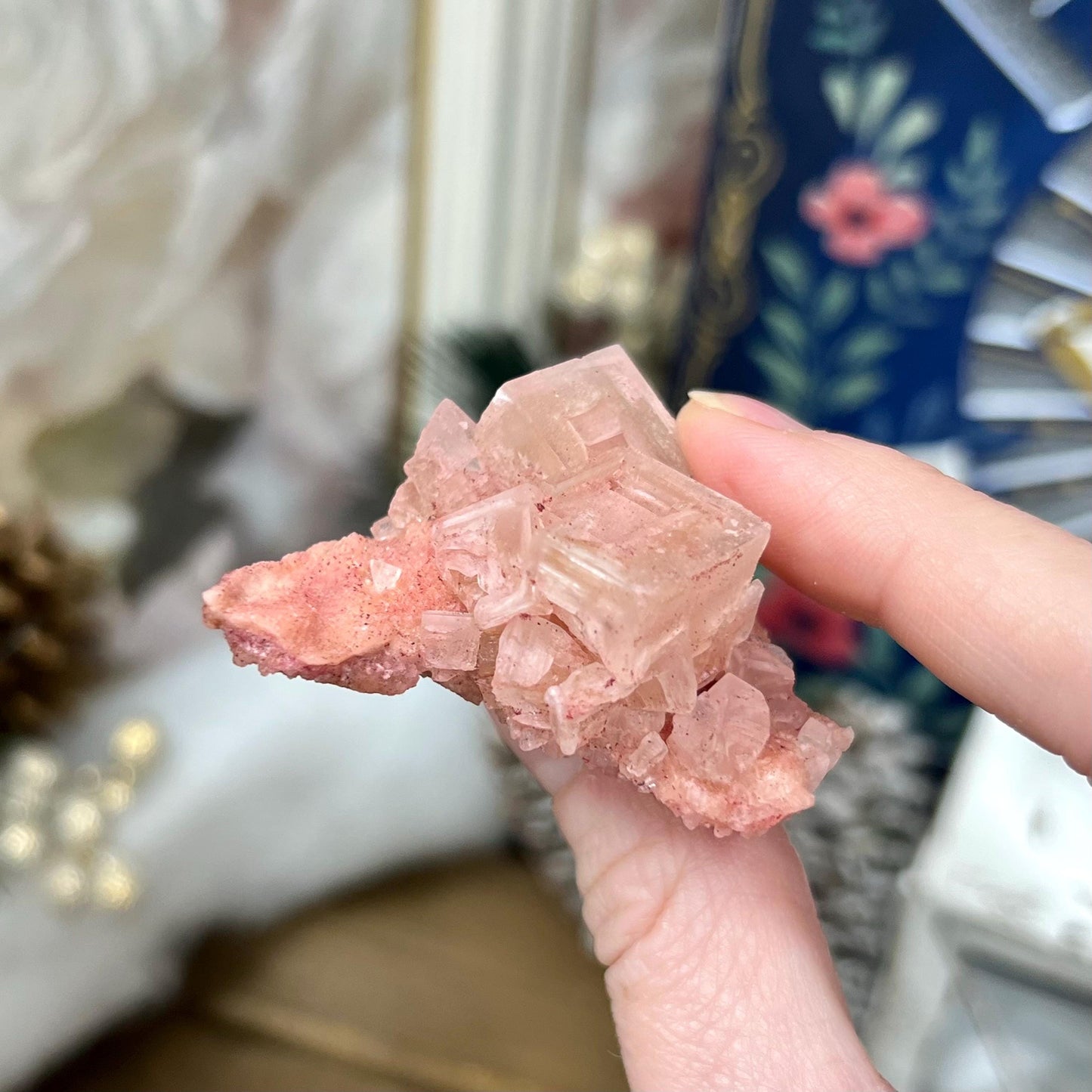 Small Pink Halite Specimen from Searles Lake, California