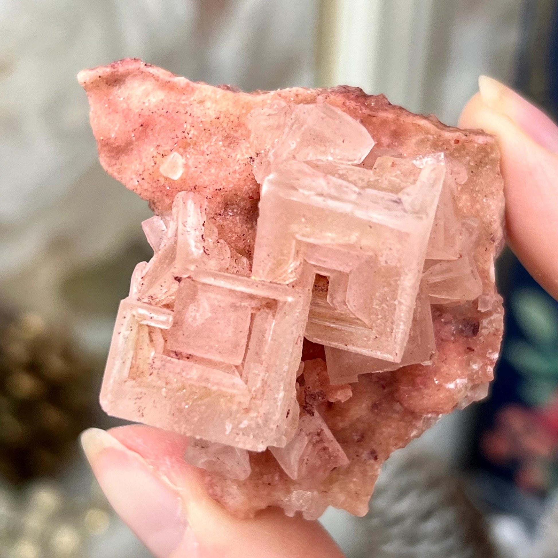 Small Pink Halite Specimen from Searles Lake, California