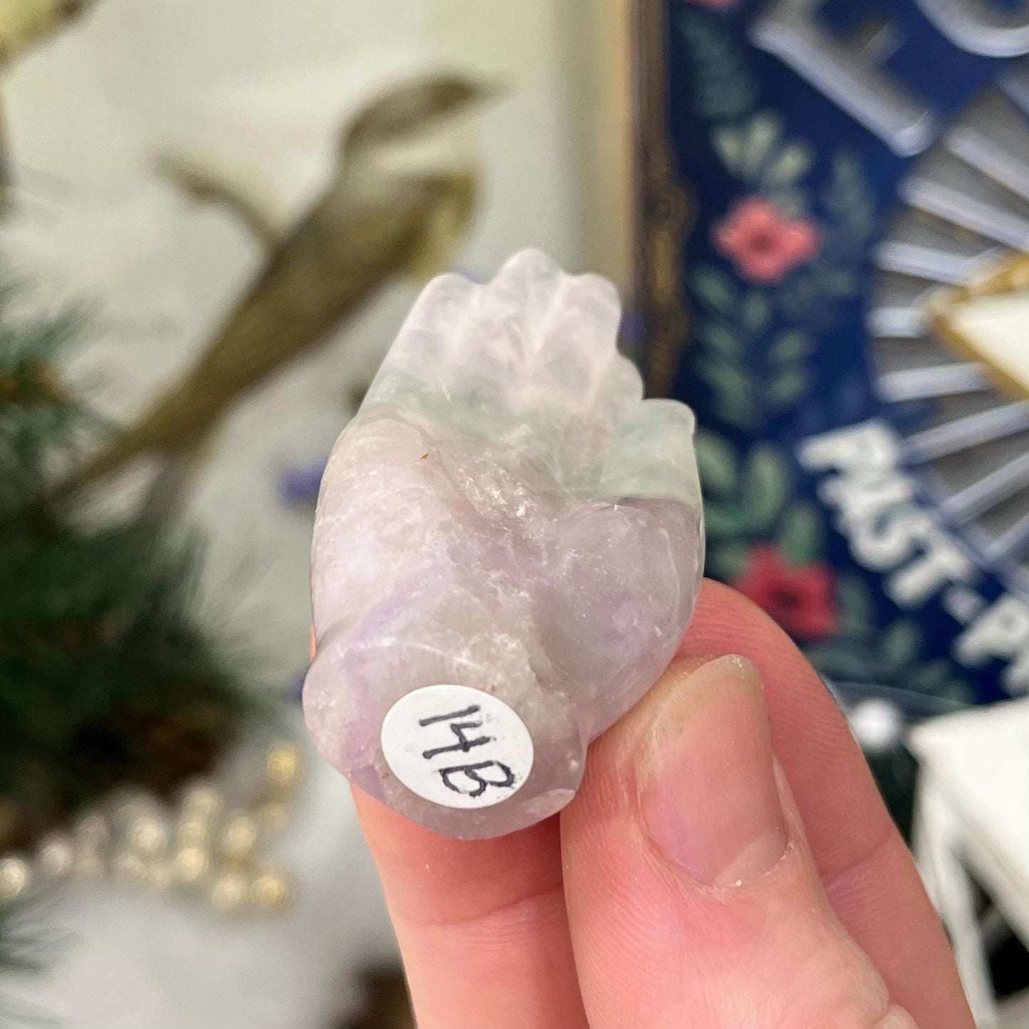 Small Pastel Fluorite Hand | Crystal All-Seeing Eye