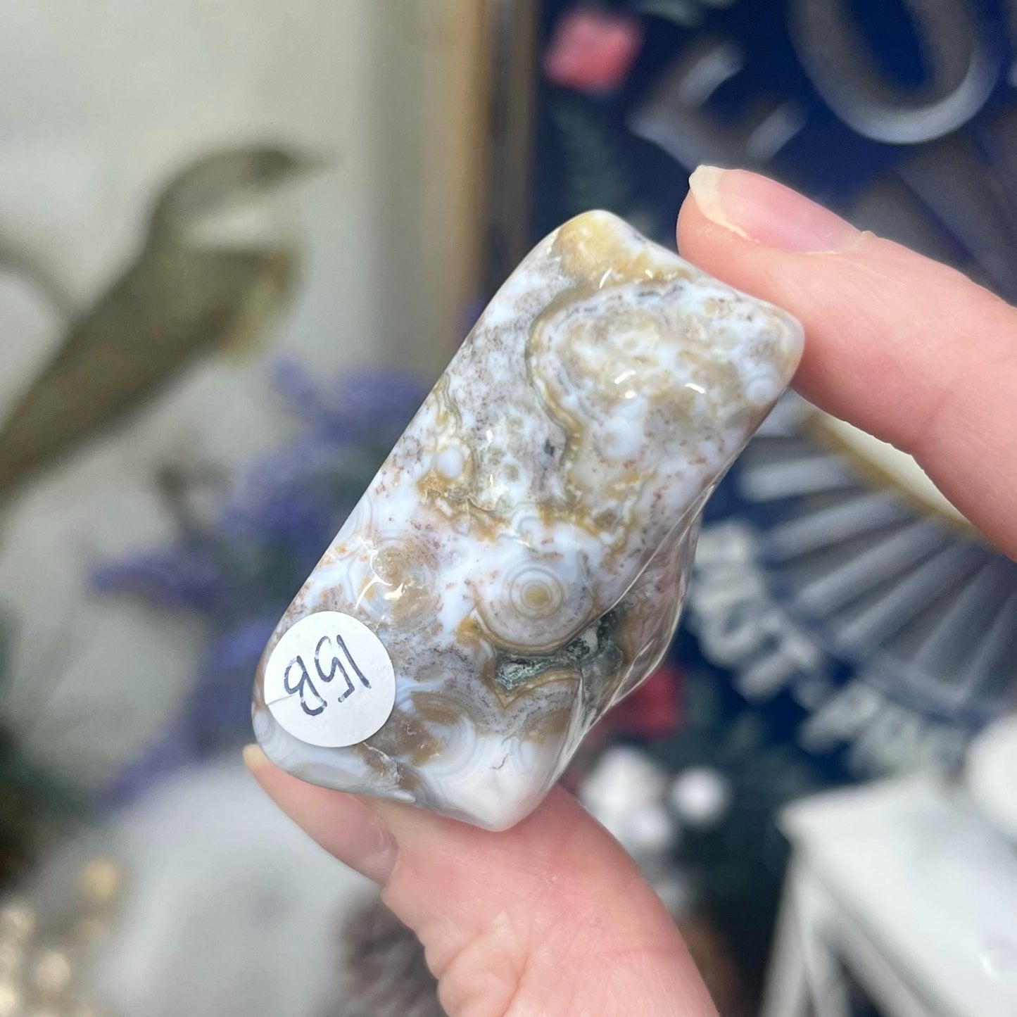 8th Vein OJ Tumble | Eighth Vein Ocean Jasper Freeform | Marovato Ocean Jasper | Vein 8