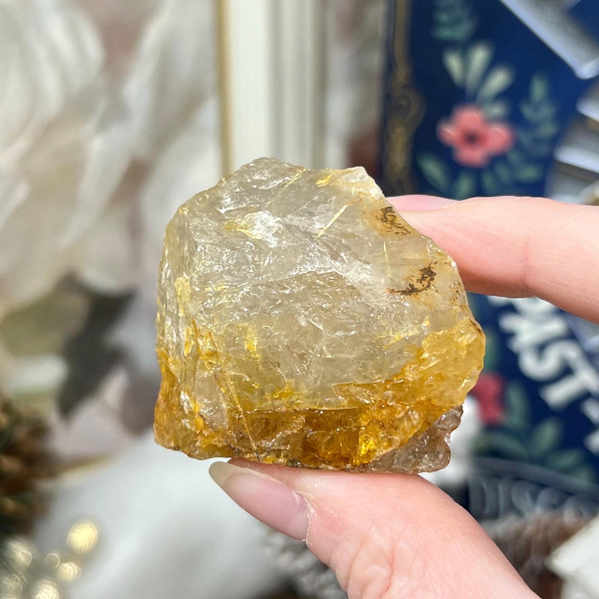 Raw Golden Rutile Quartz Chunk | Golden Healer Quartz | Rutilated Quartz