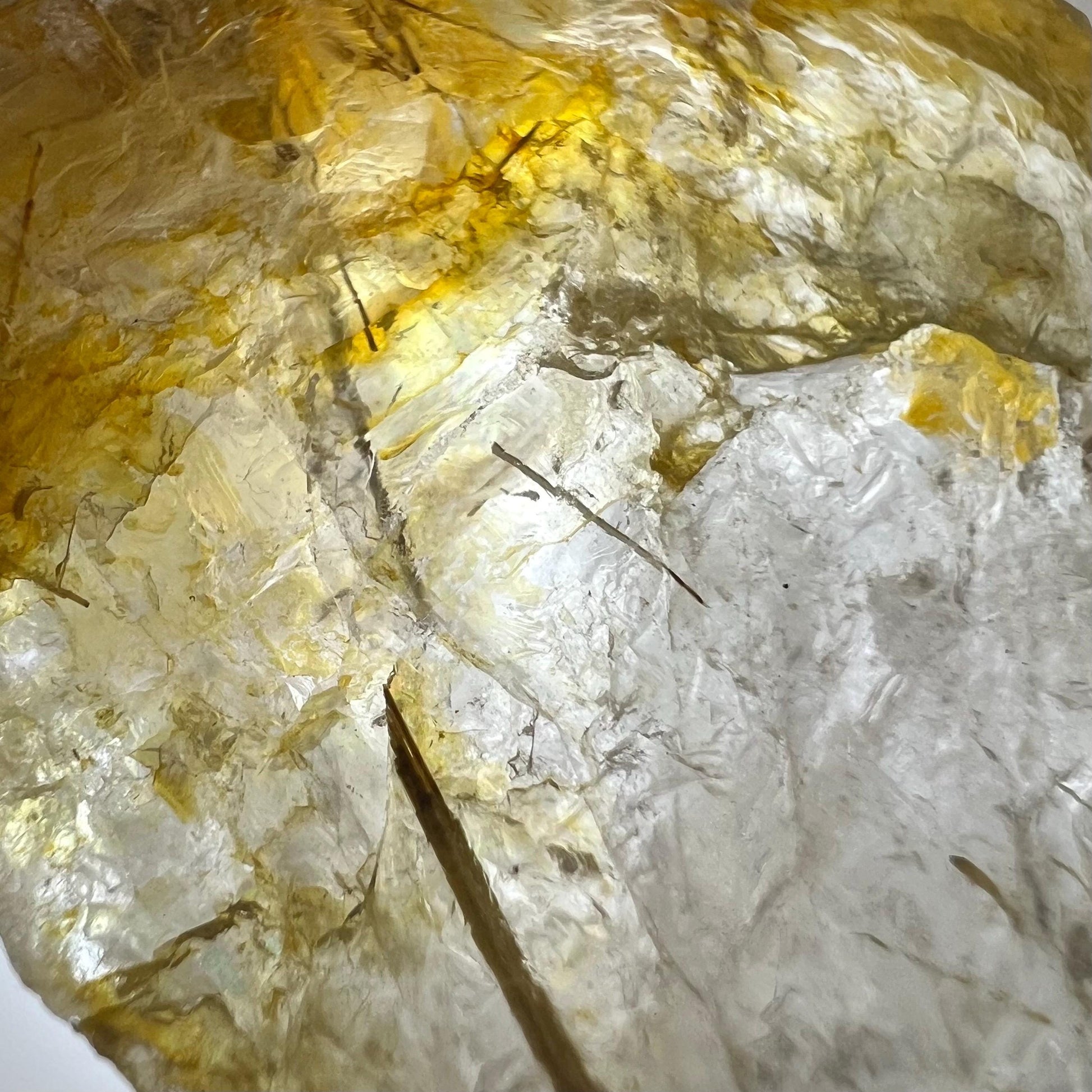 Raw Golden Rutile Quartz Chunk | Golden Healer Quartz | Rutilated Quartz