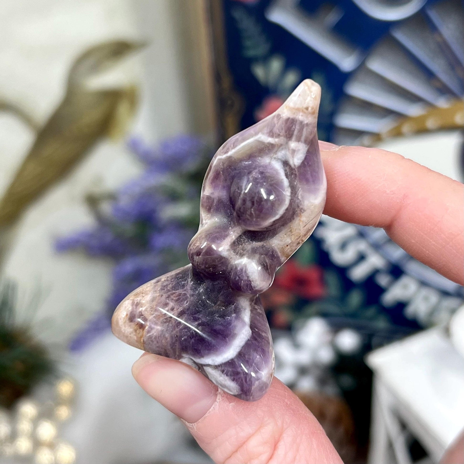 Small Amethyst Goddess | Dream Amethyst Goddess | Crystal Goddess Carving