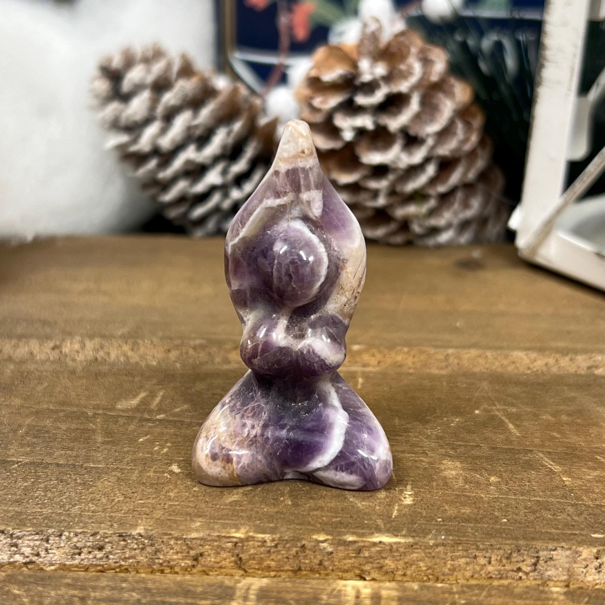 Small Amethyst Goddess | Dream Amethyst Goddess | Crystal Goddess Carving