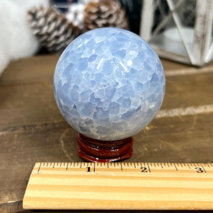 Light Blue Calcite Sphere