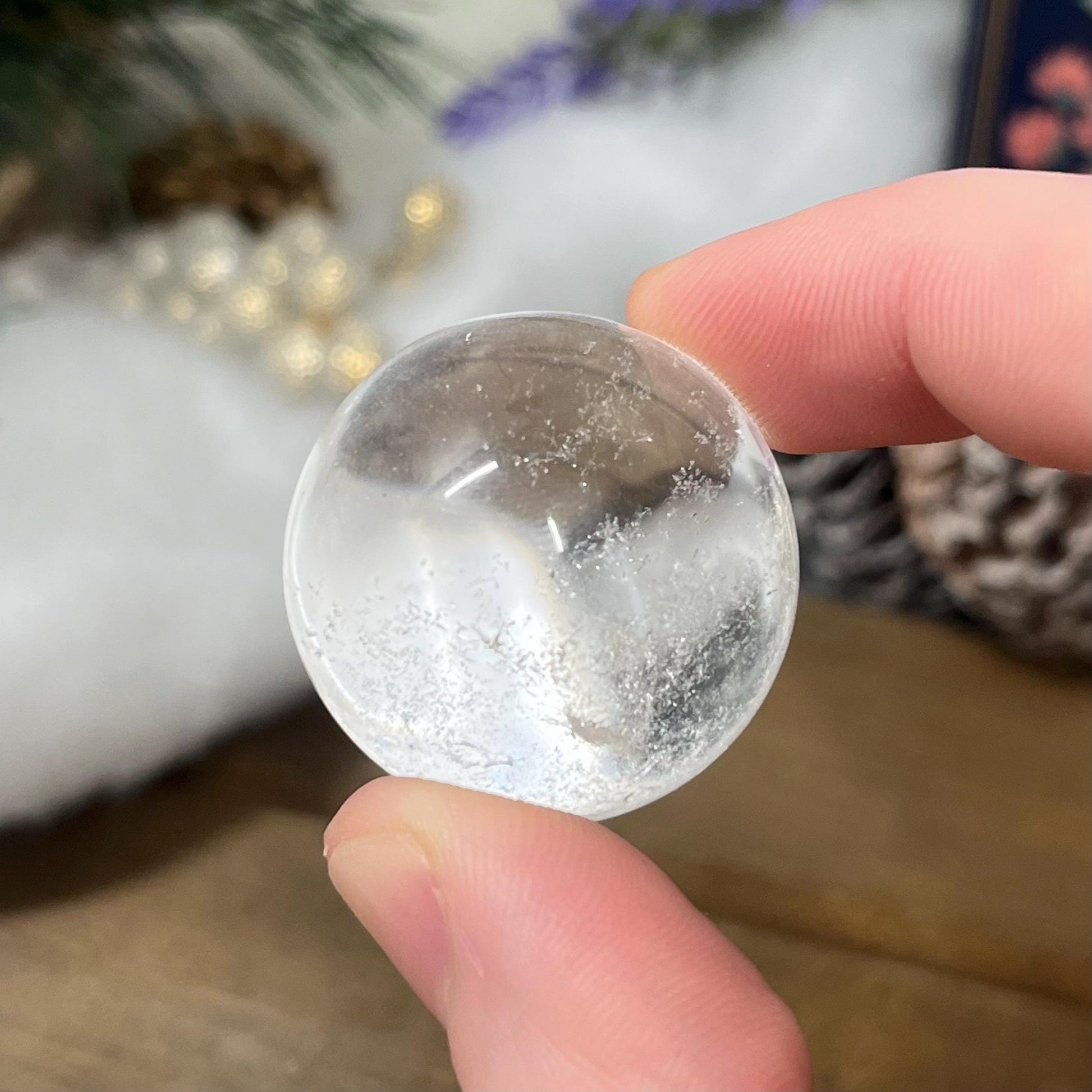 Small Brazilian Quartz Sphere | Clear Quartz Sphere