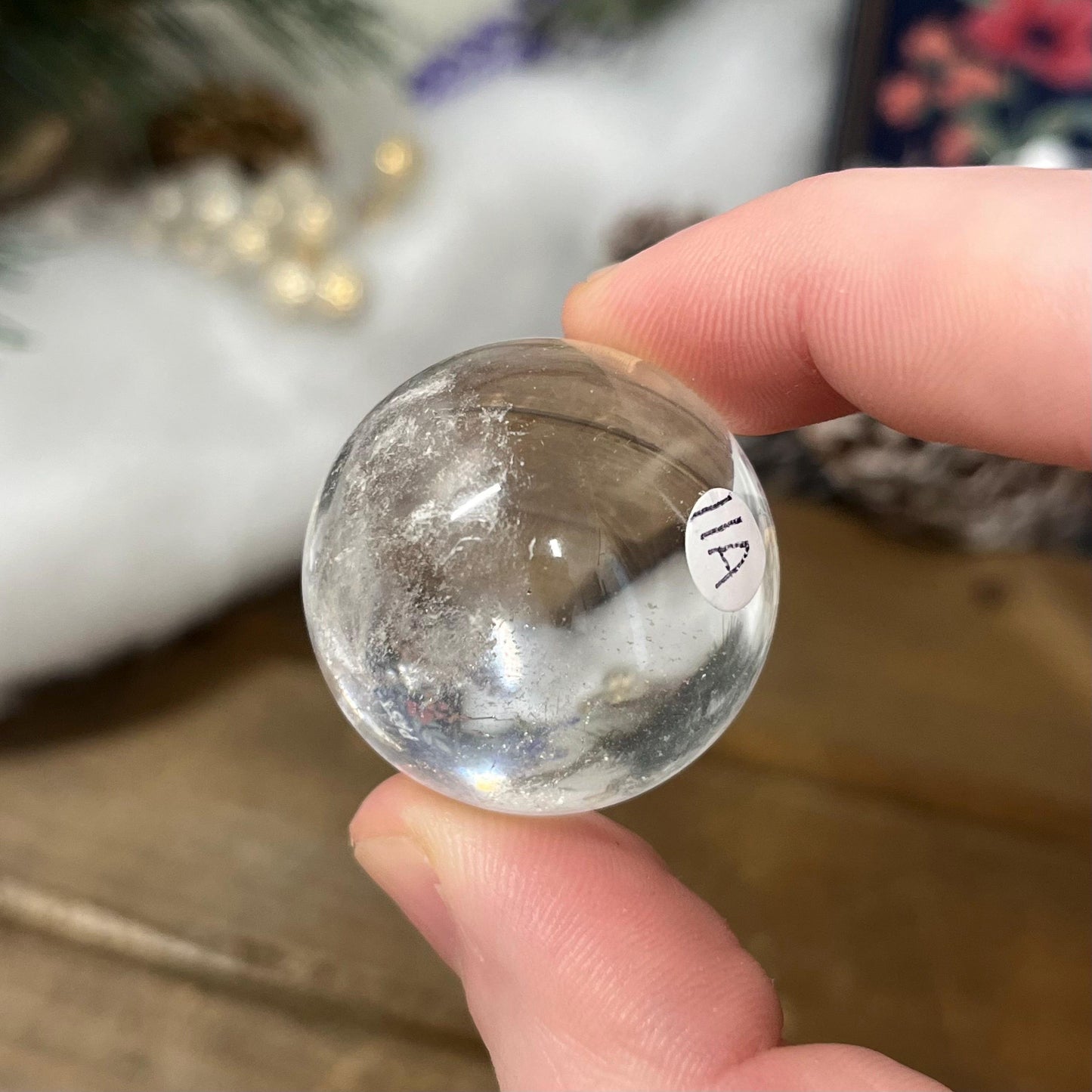 Small Brazilian Quartz Sphere | Clear Quartz Sphere