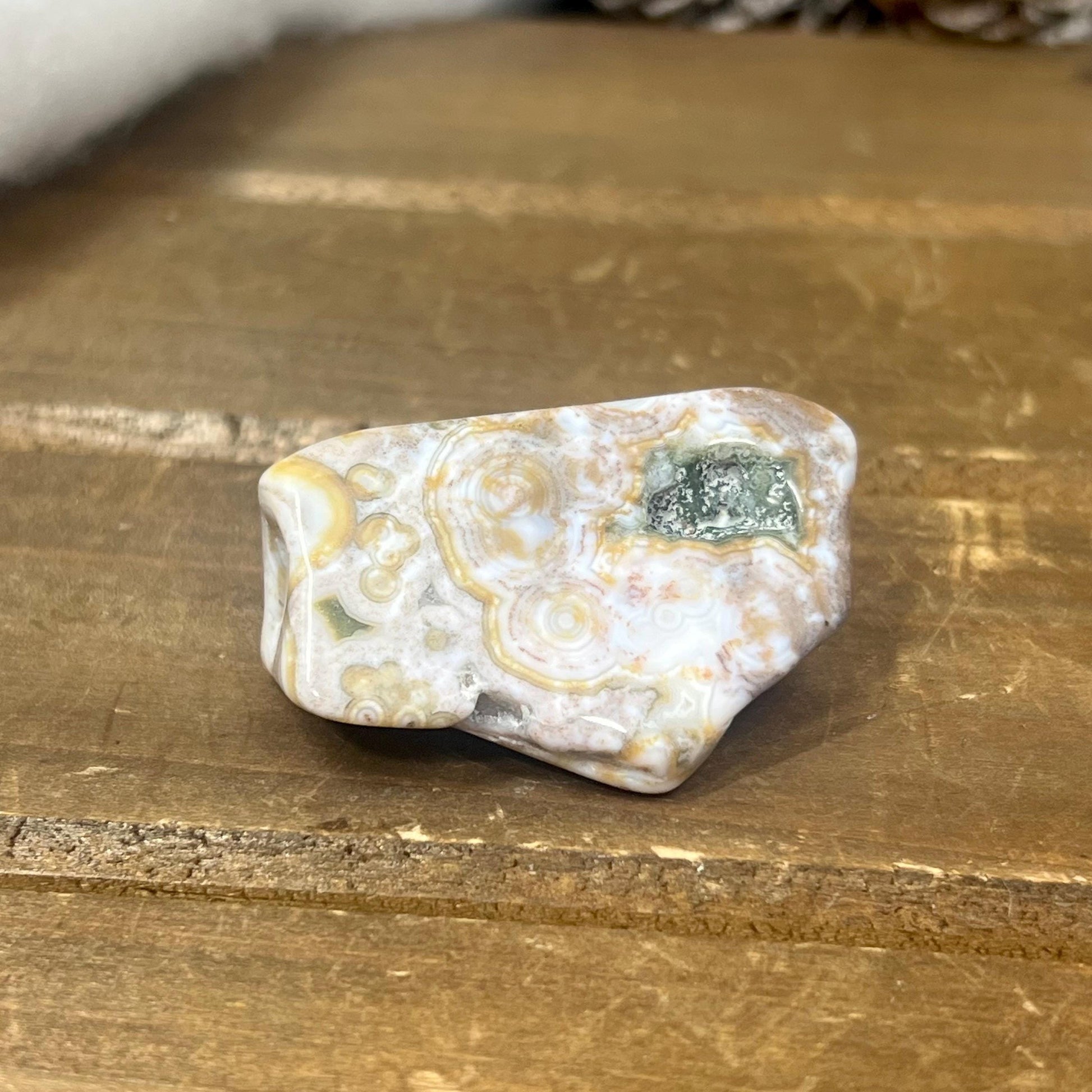 8th Vein OJ Tumble | Eighth Vein Ocean Jasper Freeform | Marovato Ocean Jasper | Vein 8