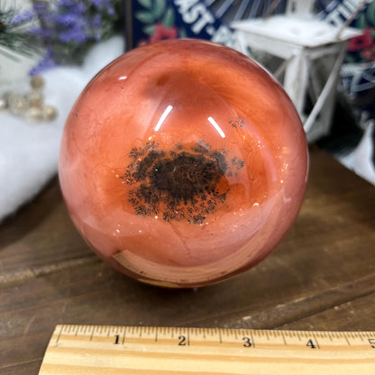 XL Dendritic Mookaite Sphere | Crystal Statement Piece