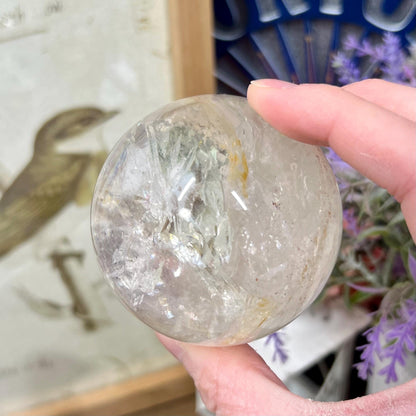 Quartz Sphere with Large Rainbow | Rainbow Quartz