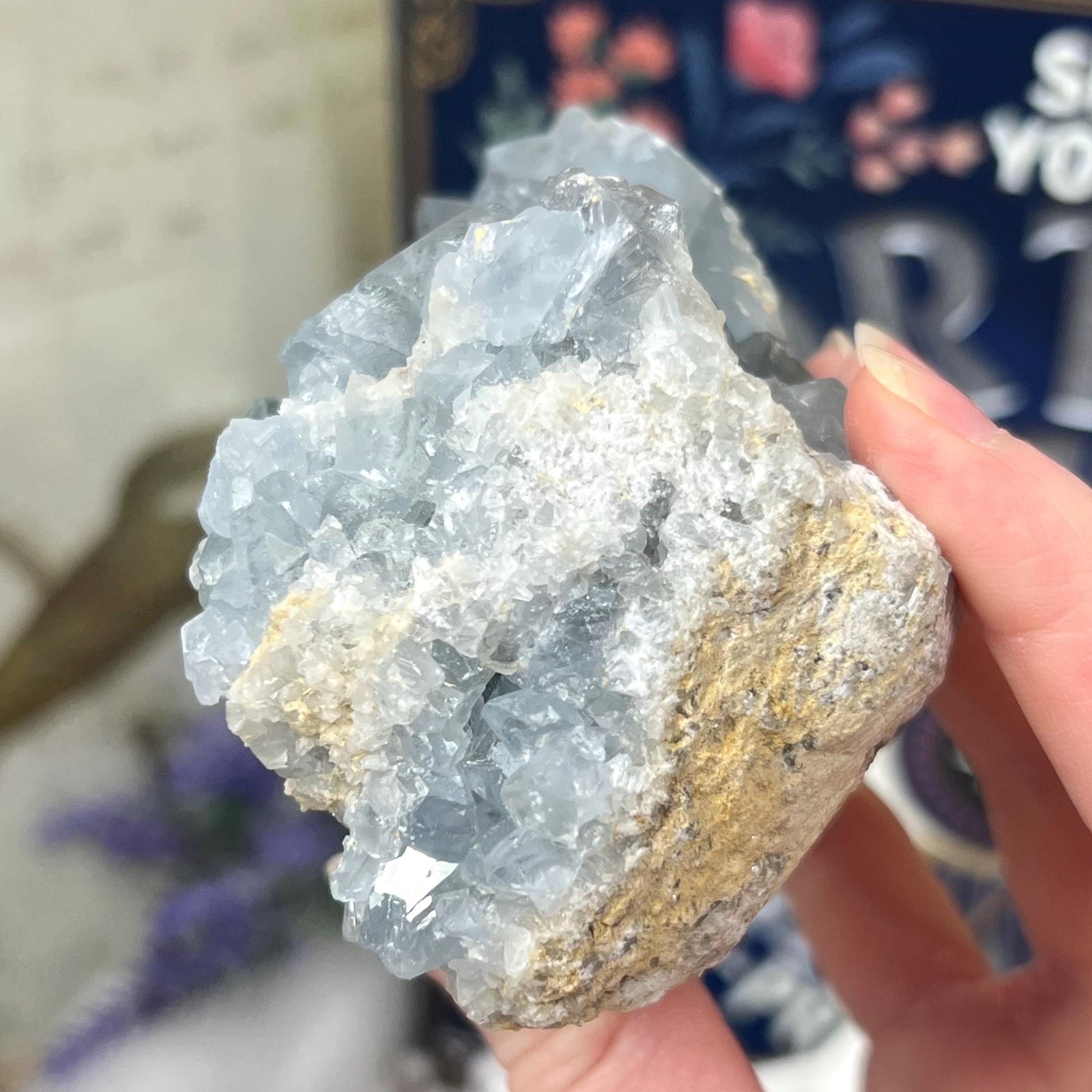 High Quality Celestite Cluster | Gemmy Celestite Geode