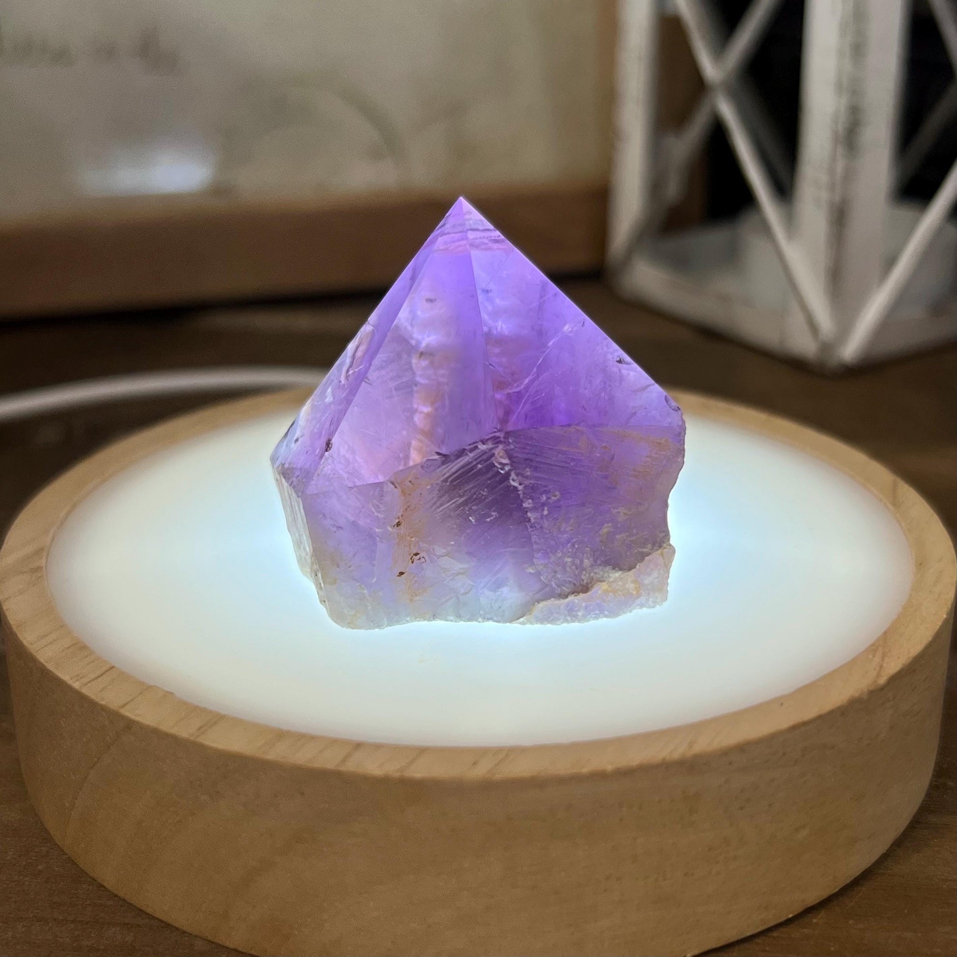 Amethyst Cupcake | Top-polished Amethyst Tower