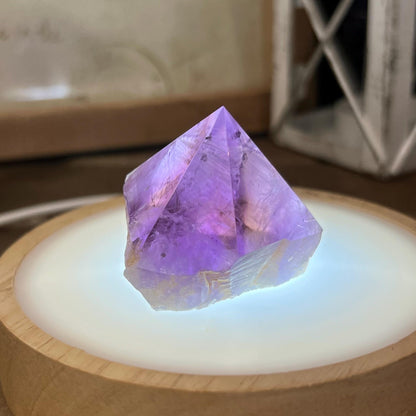 Amethyst Cupcake | Top-polished Amethyst Tower