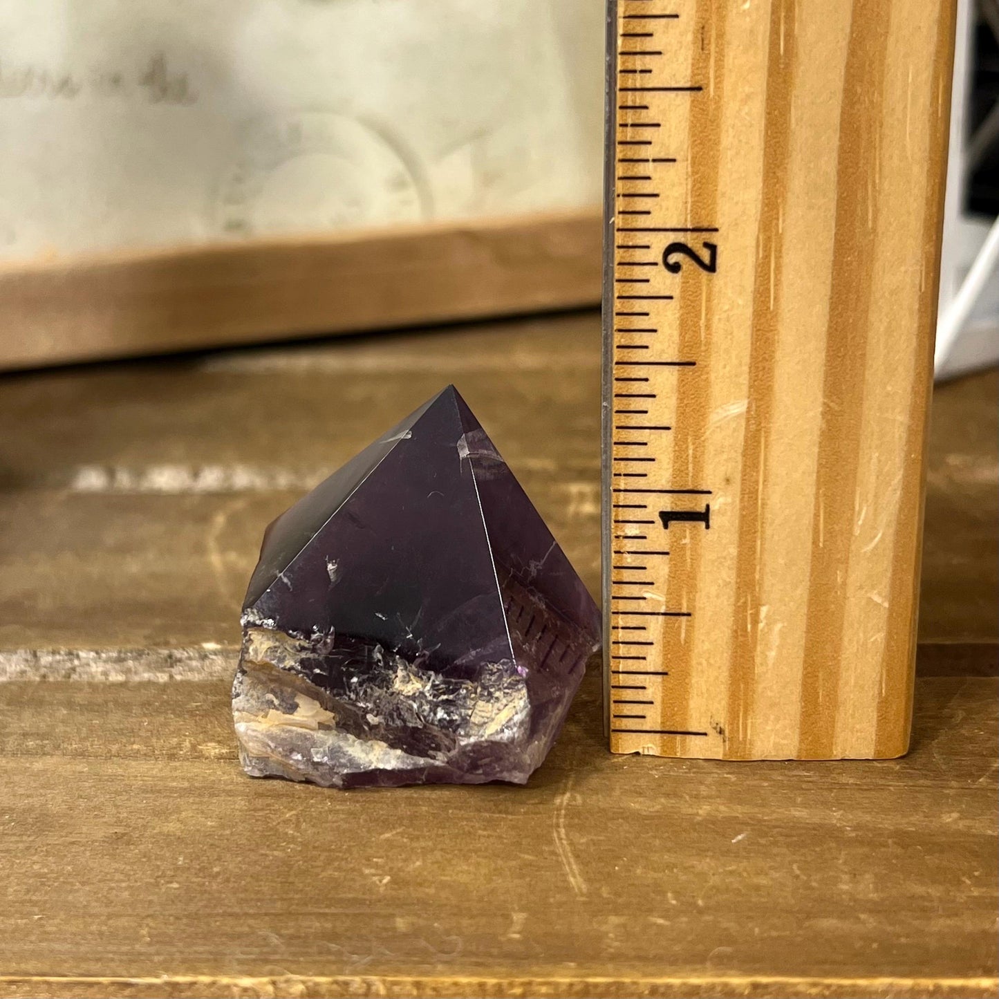 Amethyst Cupcake | Top-polished Amethyst Tower